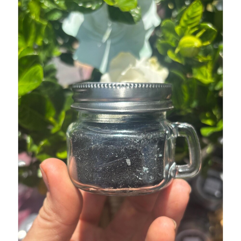 Black Salt for Protection & Cleansing Rituals, Handcrafted Witchcraft Salt for S
